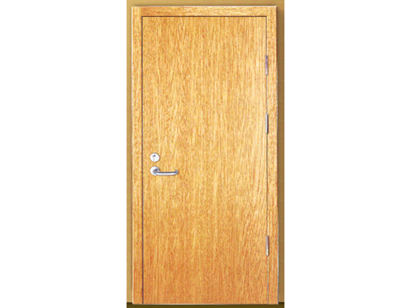 木质防火门装置：