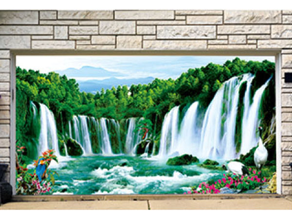 彩绘车库门定制