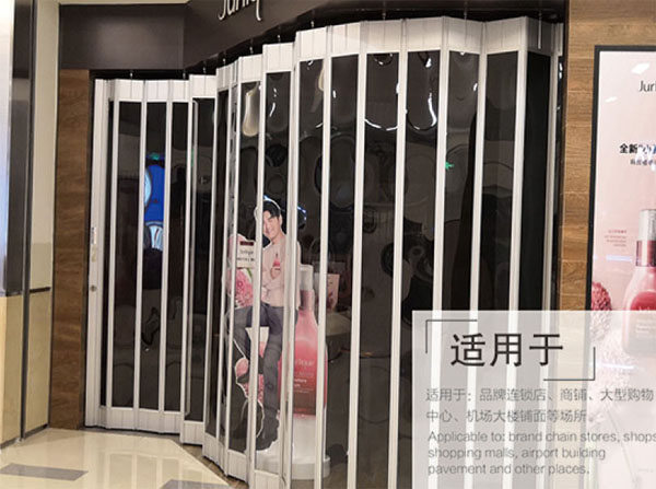 水晶折叠门特性
